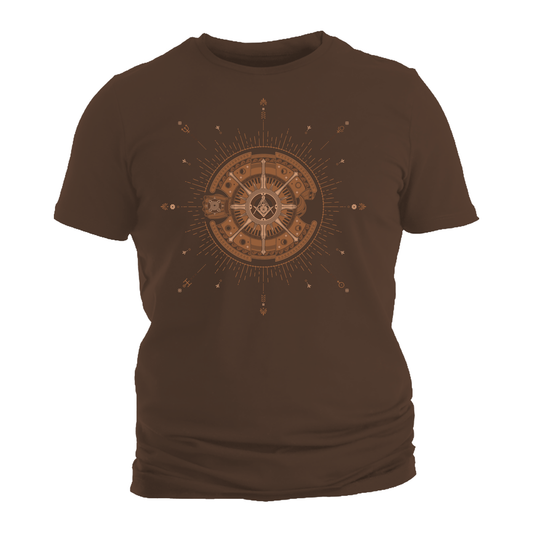 Lies of P - Aegis T Shirt (Dark Chocolate Brown body)